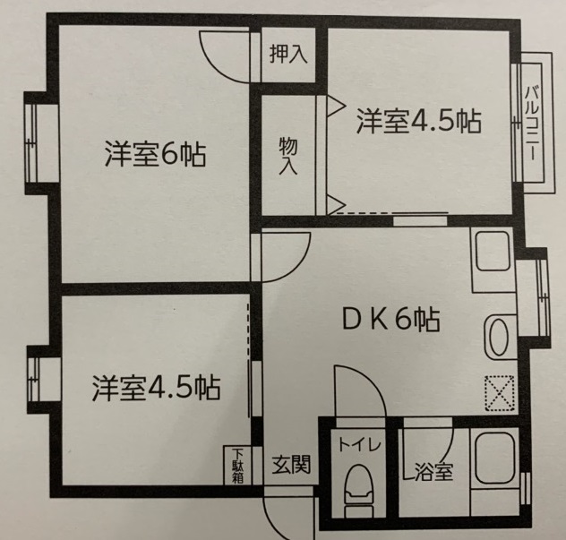 リフォーム後の間取り