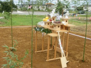 地鎮祭おめでとうございます